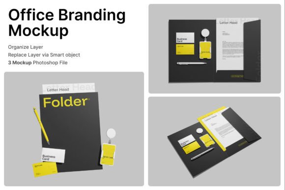 Elevate Your Brand with 3D Office Mockups