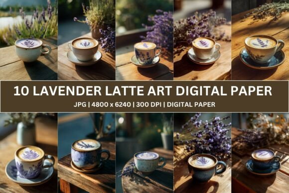 Evaluating the 10 Sunlit Lavender Latte Digital Paper Collection for Creative Projects