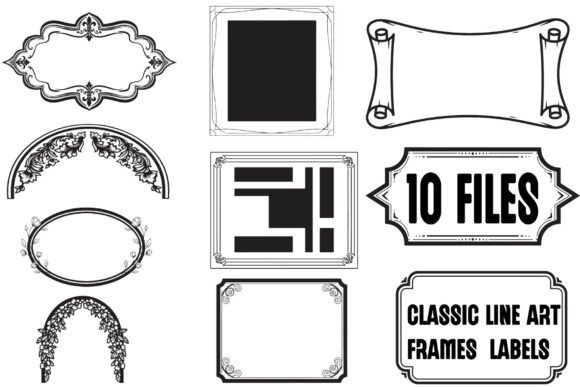 Mastering Classic Vintage Line Art Frames and Deco for Professional Designs