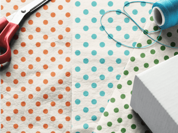 Retro Summer Micro Polka Dots: Vintage Style