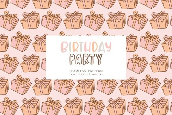 Seamless Pattern Birthday Party 3: A Designer's Toolkit