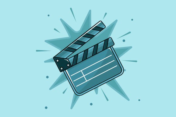 Unlocking Creative Potential with Movie Clapperboard Vector Illustration