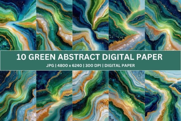Unlocking Luxury: Real-World Applications for 10 Emerald Gold Geode Digital Paper