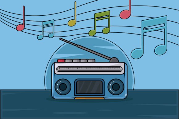 Unlocking Nostalgia: The Power of Retro Radio Vector Illustration Design